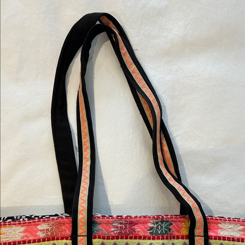 Colorful Patterned Tote Bag - Picture 5 of 5